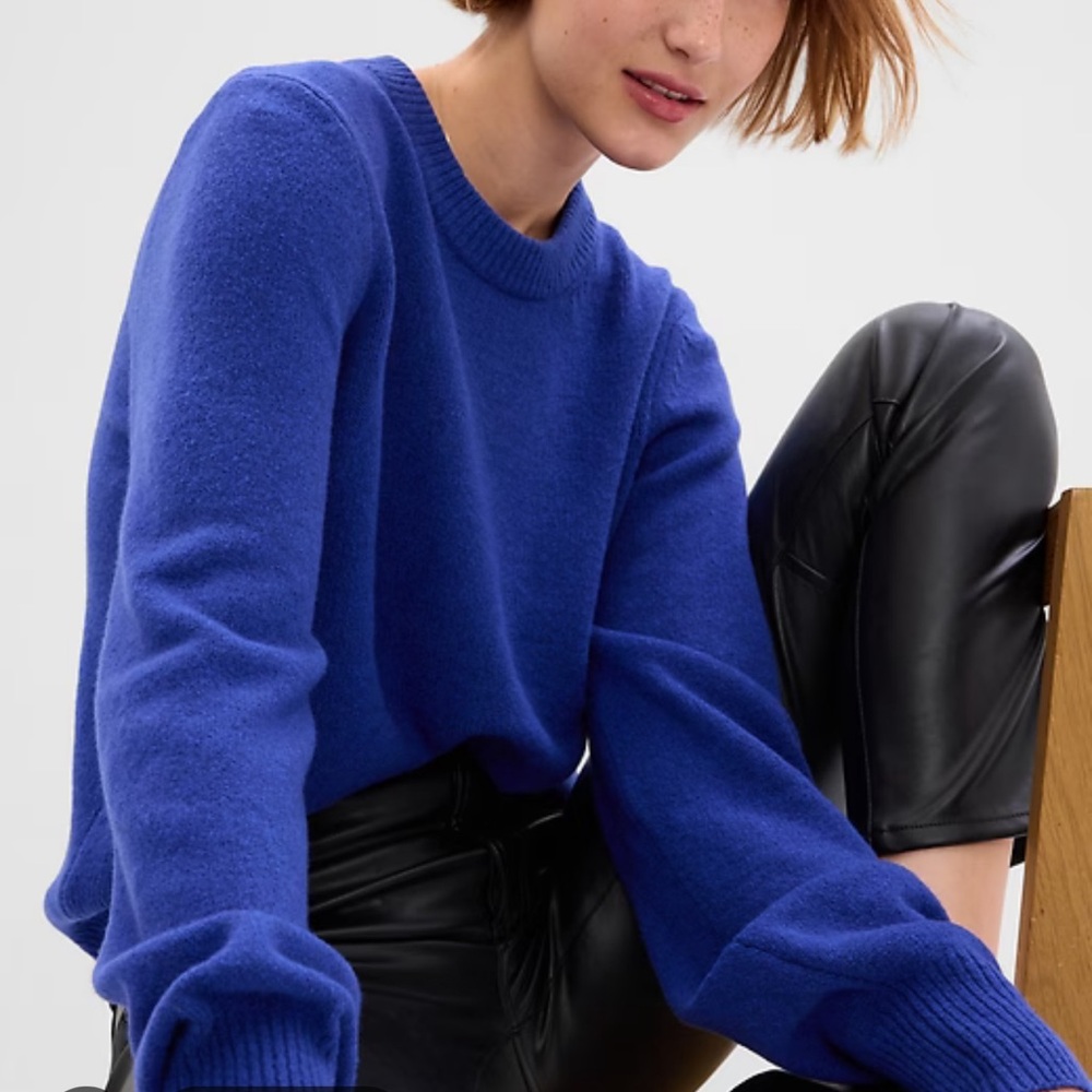 Gap Cashsoft Cobalt Sweater